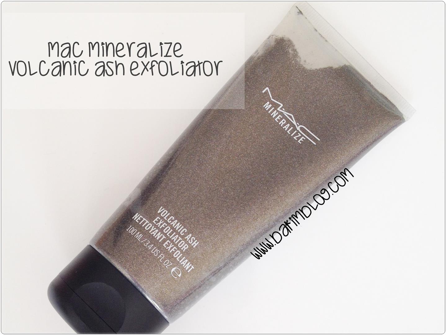 mac mineralize volcanic ash exfoliator mac volcanic ash eksfolyant bakimliyim bakimlisin bakimli bloglovin