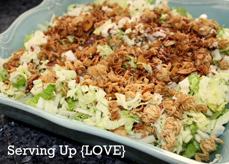 Katherine's Kitchen Serving Up {Salad} Chinese Cabbage Salad with