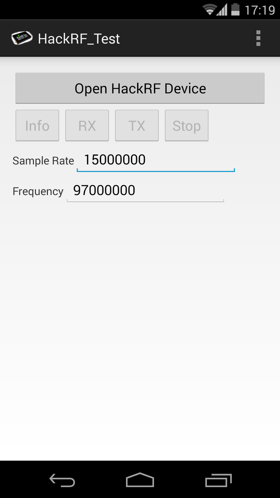 Mantz Tech hackrf_android Using the HackRF with a Android device