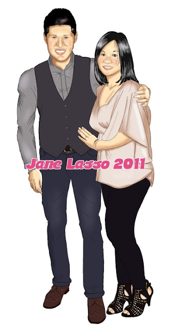 Pareja hecha con Illust Studio por Jane Lasso.