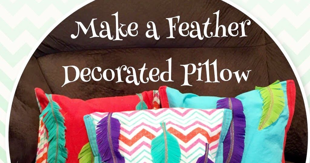 Faerie * Dust * Dreams Make a Feather Decorated Pillow with OlyFun!