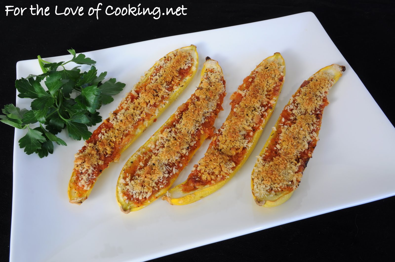 Stuffed Yellow Squash For the Love of Cooking