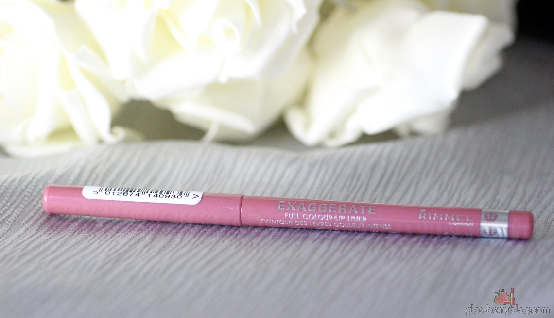 Rimmel - Exaggerate Full Color Lip Liner - Eastend Snob גלוסברי בלוג איפור רימל עפרון שפתיים