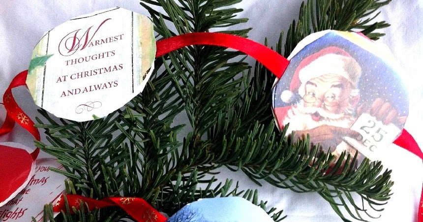 Make a snowy christmas card wreath from garland!funky junk interiors Happy Kids, Inc: Upcycled Christmas Cards: Garland!