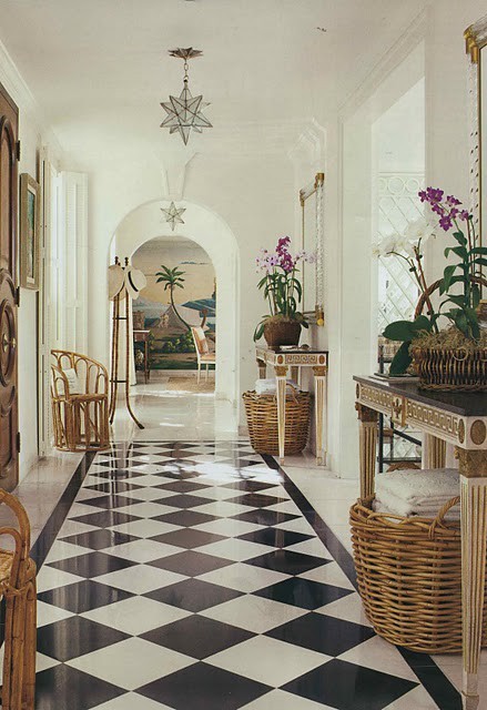 Return To Home: The Black and White Checkered Floor