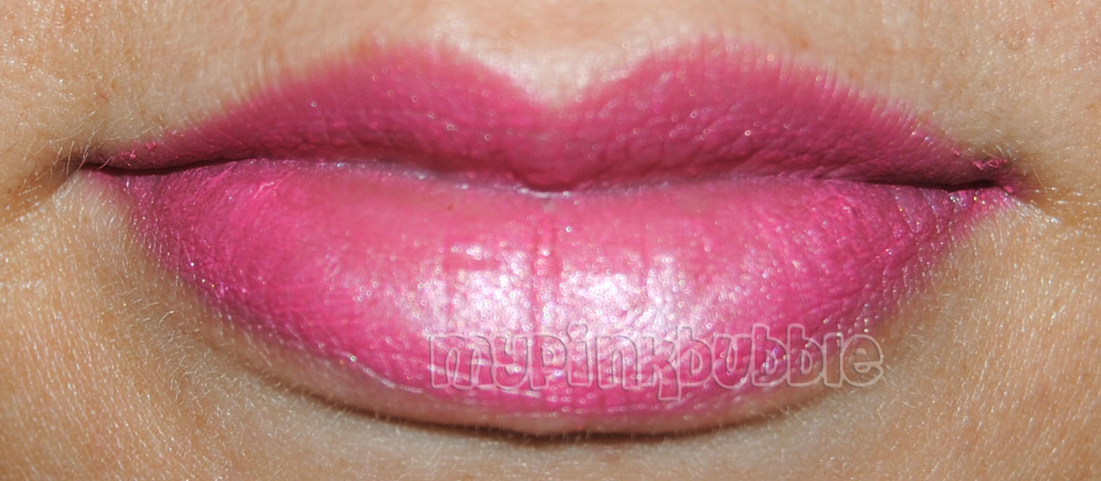 beter minnie make up lip stick rosa swatch