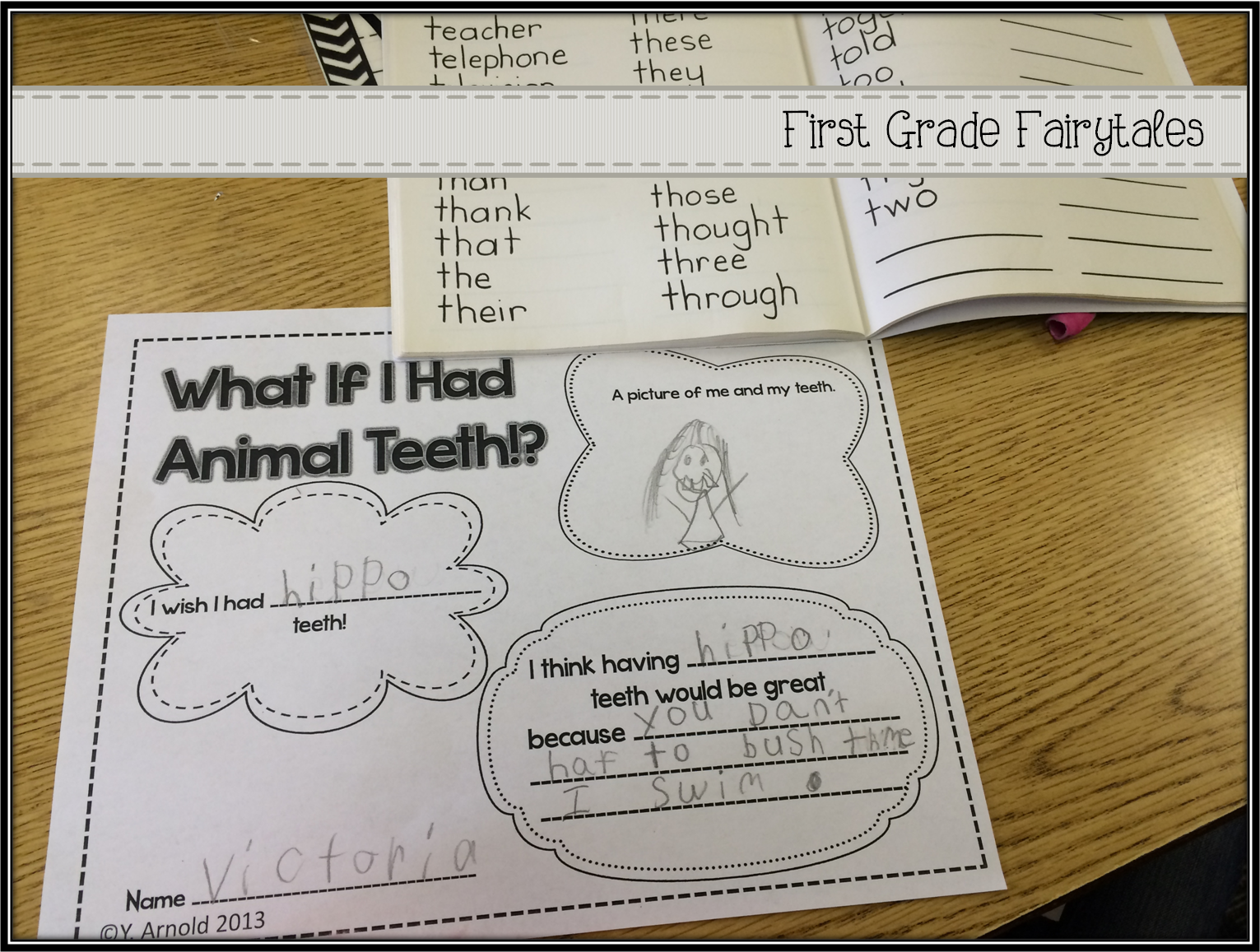First Grade Fairytales: What if YOU Had Animal Teeth? Hair?