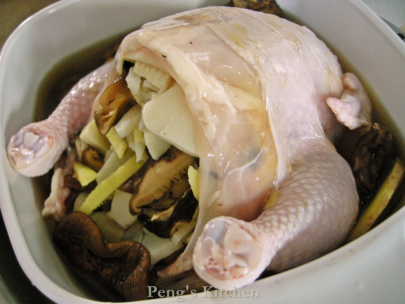 Peng's Kitchen Spring Chicken with Bamboo Shoots & Mushroom