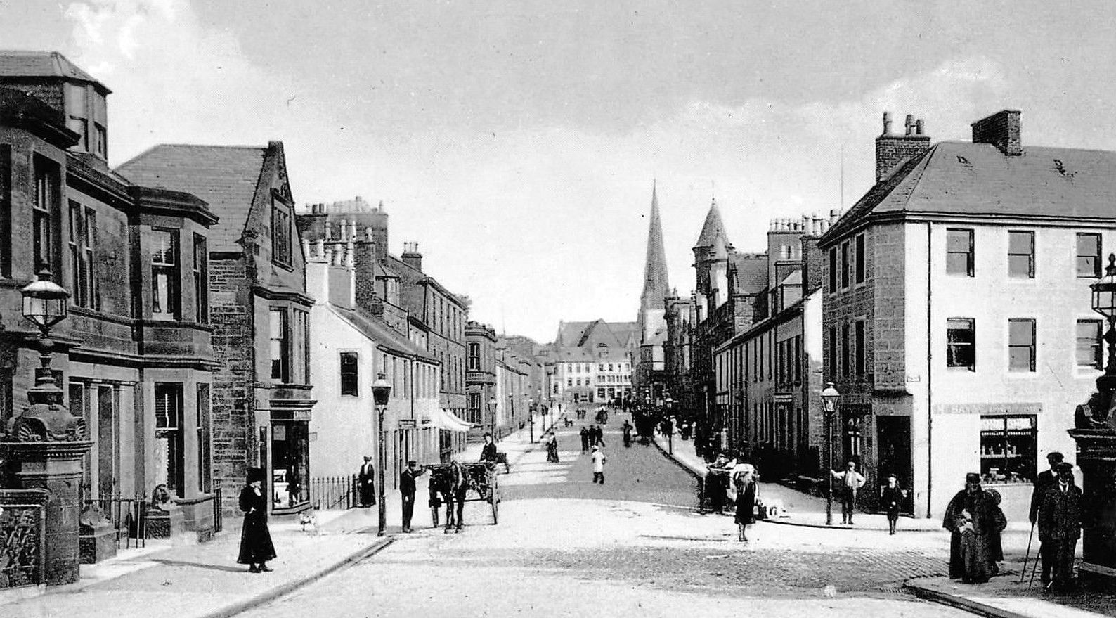 Tour Scotland Photographs Old Photographs Buccleuch Street Dumfries