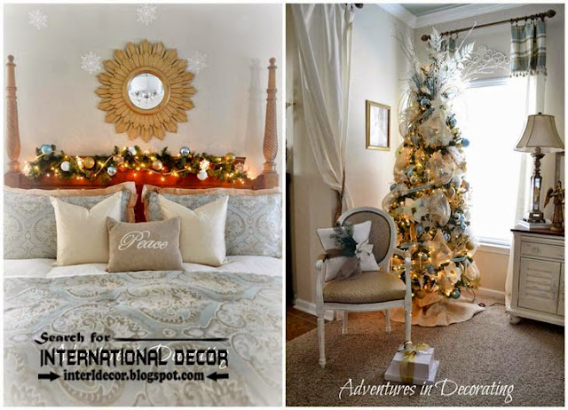 Christmas bedroom decorating ideas 2015 for new year decor, Christmas tree