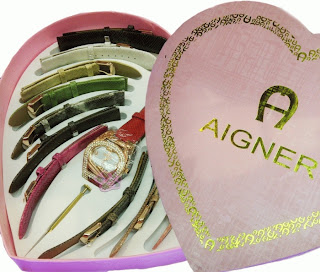 Jam Tangan AIGNER LOVE BOX 15 TALI PINK