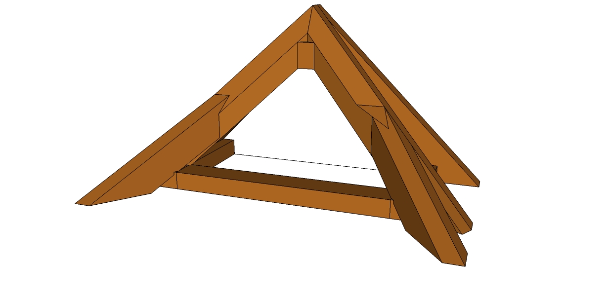 Roof Framing Geometry The single sided hip sprocket