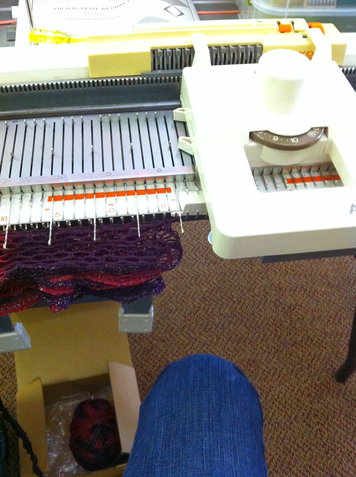 Machine Knitting Fun Discovering My Intarsia Carriage