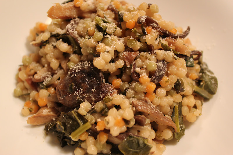 Vegan Miss It's the Bee's Knees, Daddy! Israeli Couscous Risotto