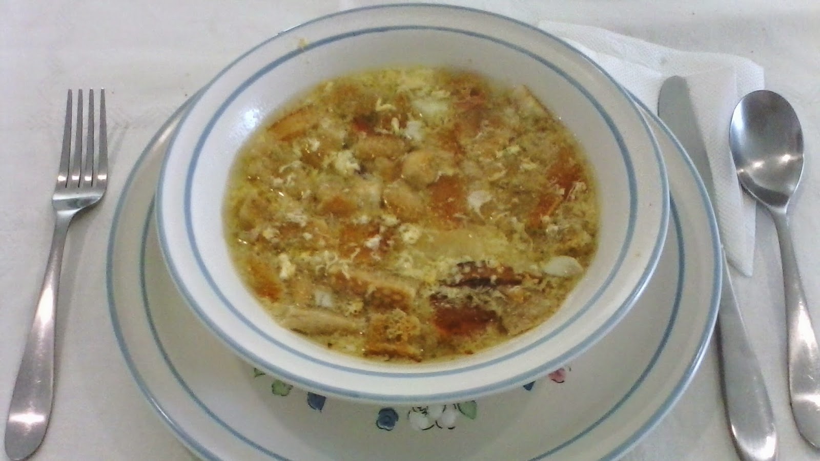 Sopa De Ajo O "migas"
