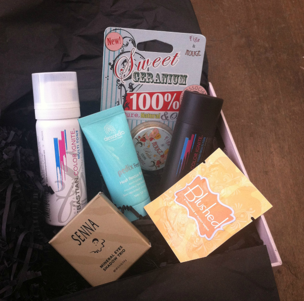 Glossy Box Beauty Subscription Review - August 2012 Glossy Box Beauty Subscription Review - August 2012