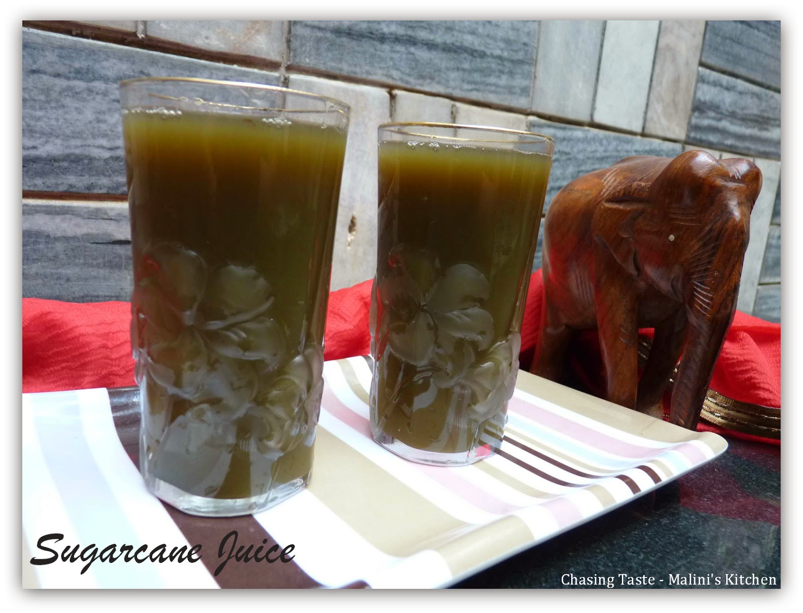 Chasing Taste Sugar Cane Juice Recipe Karumbu Juice Recipe