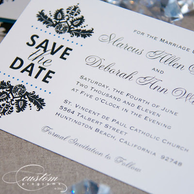 Featured Save the Date {Huntington Beach Stationery Designer}