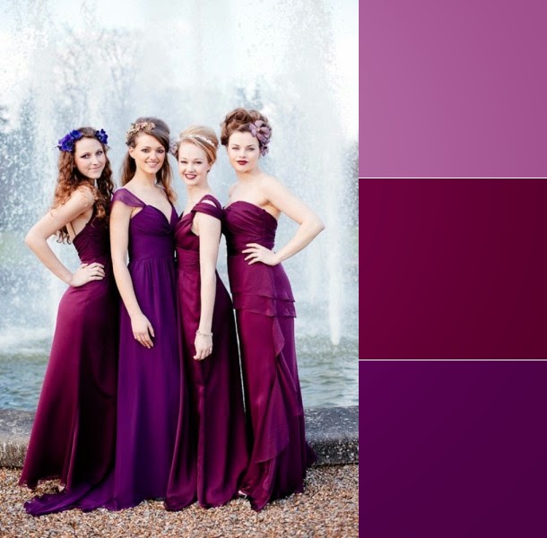 Raining Blossoms Bridesmaid Dresses A Soft and Elegant Purple