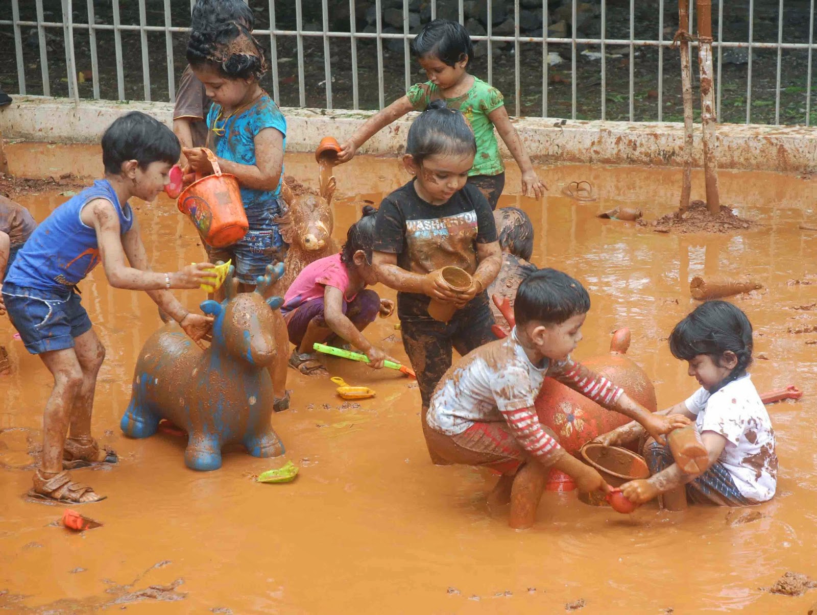 Squish, Splish Splash The Splash Puddle Day at The Somaiya School