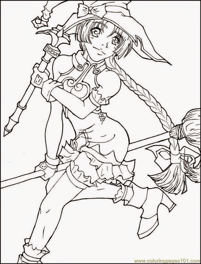 anime coloring pages online | FCP