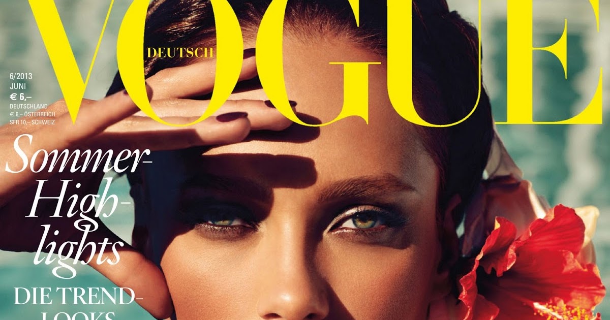 Karmen Pedaru Magazine Photoshoot For Vogue Germany Magazine June 2013