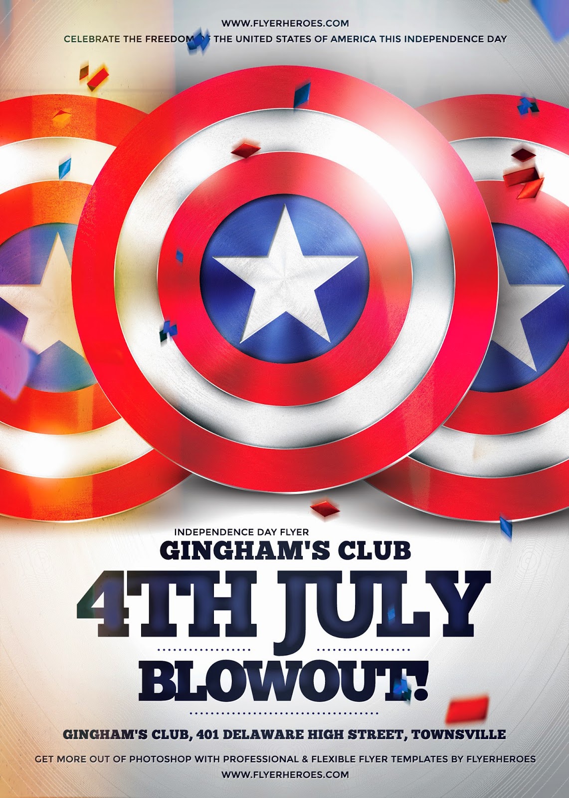 free 4th of july flyer templates psd pike productoseb co