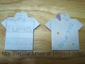 Cara Membuat Origami Bentuk Kemeja