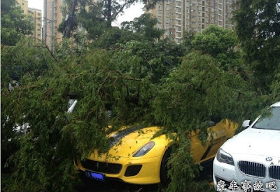 Ferrari-599GTO-Accident-Shanghai-China-accident