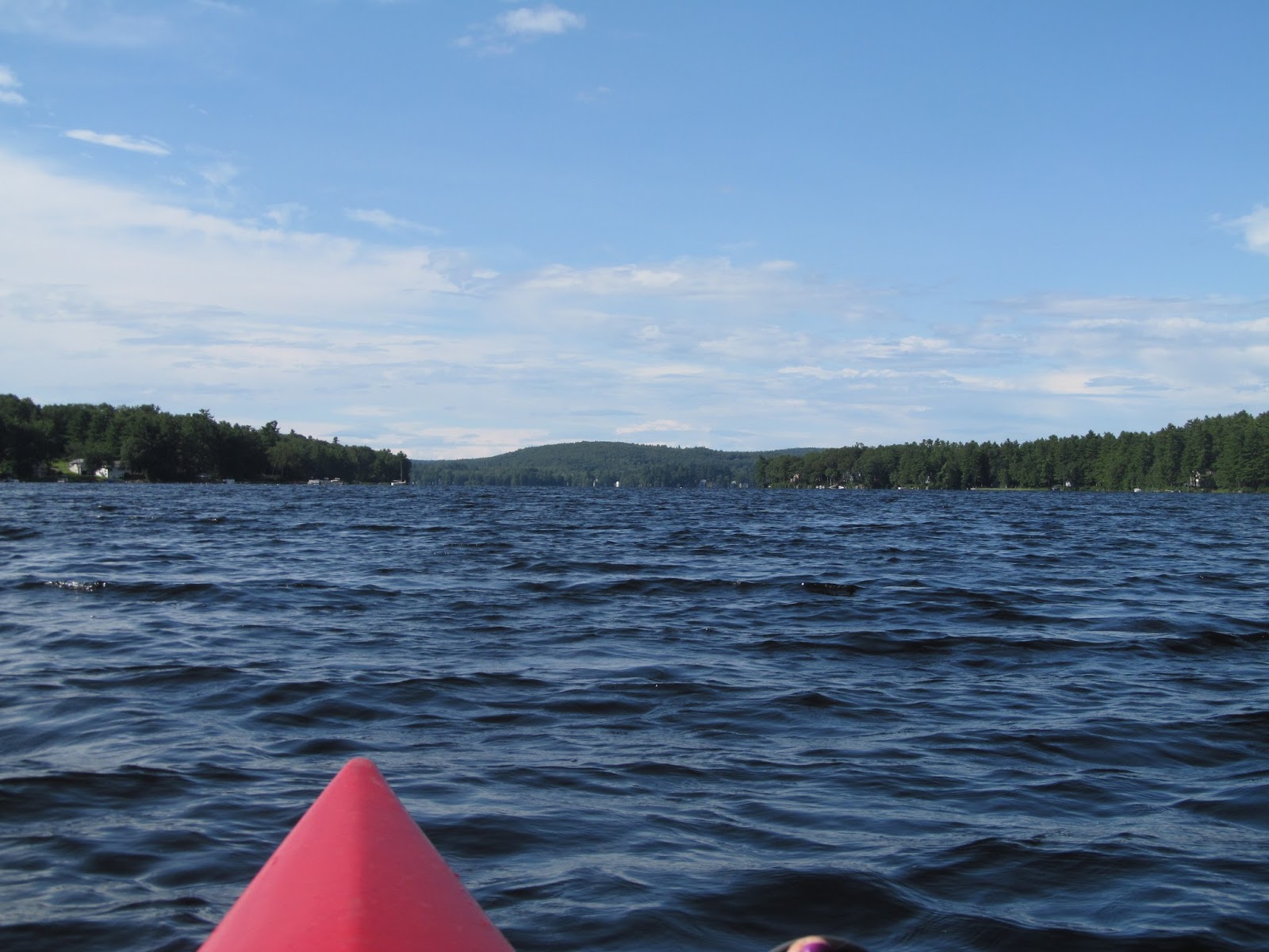 Recreational Kayaking in Maine Highland Lake Falmouth/Windham, Maine