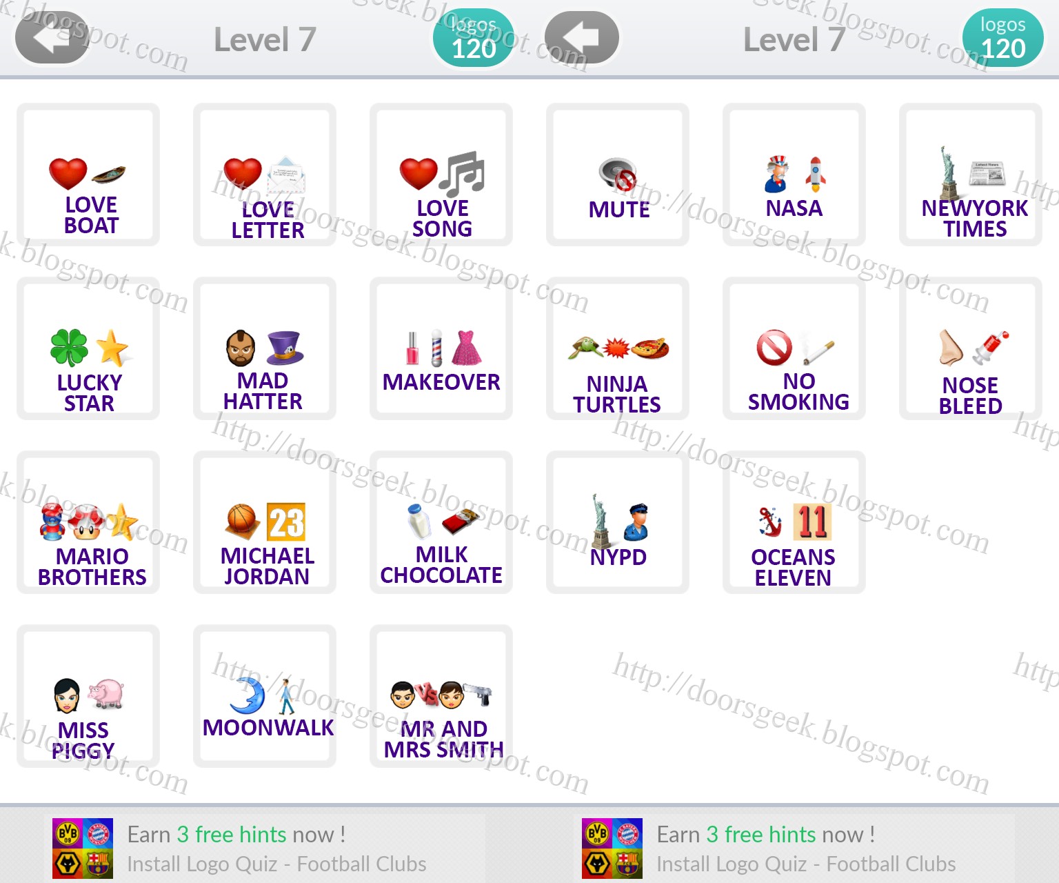 Level 7 Logo Quiz Answers - Bubble  Logo quiz answers, Logo quiz, Logo  quiz games