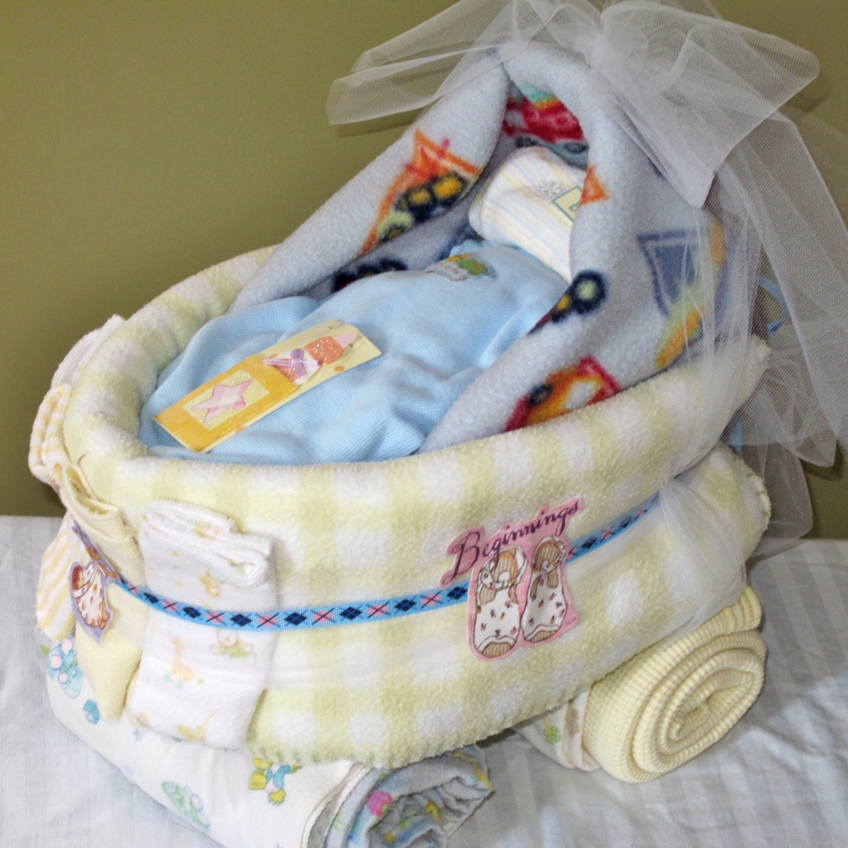 Captain's Crew Creations: Baby Shower: Diaper Baby Carriage