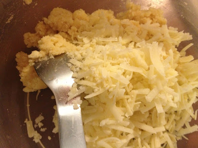 pastry paste and cheese