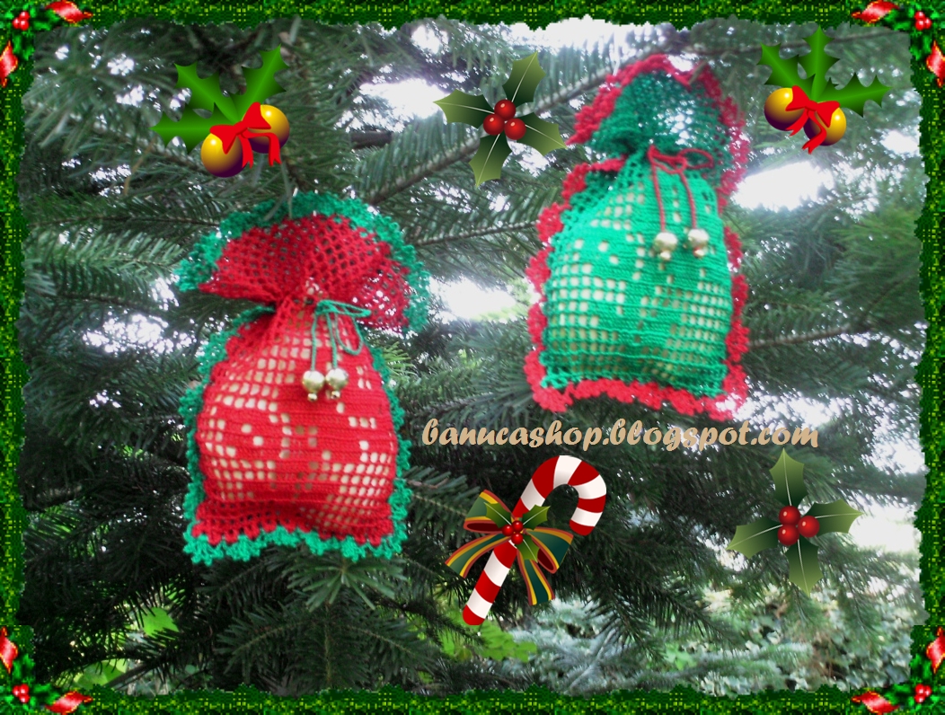 Işık süslemeleri BANUCA BİRŞEYLER: "Yılbaşı Özel" hediye kesecikleri…