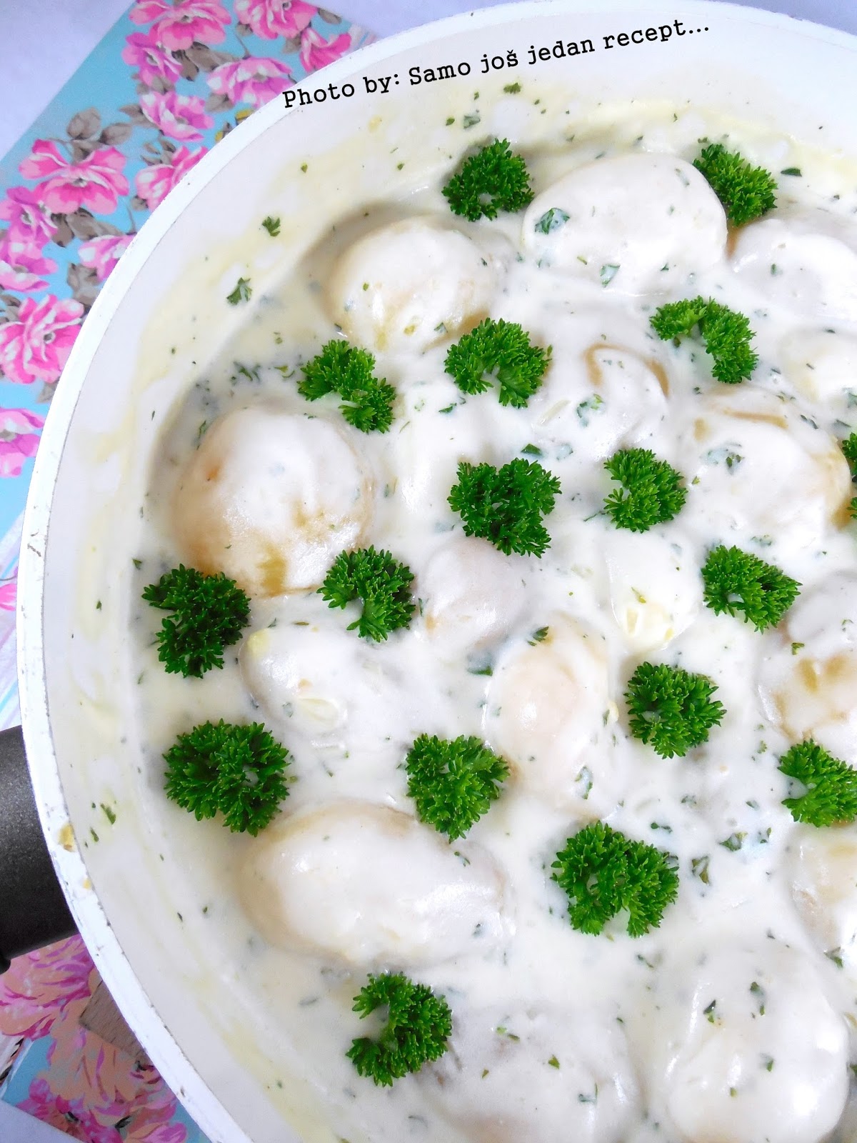 Samo još jedan recept... Krumpir u vrhnju