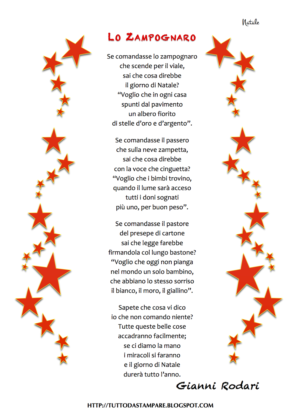Poesie Di Natale Famose Per Bambini.Poesie Sulla Famiglia Di Rodari