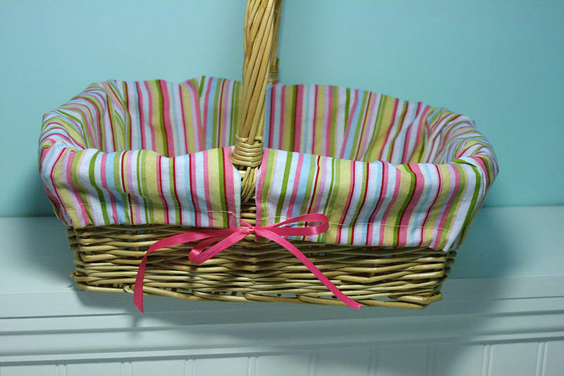 KT Designs Fabric Basket Liner Tutorial