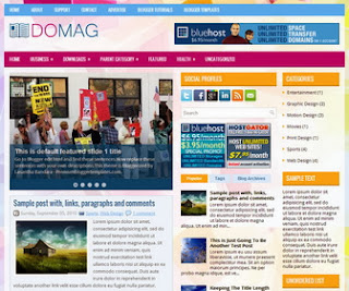 DoMag blogger template