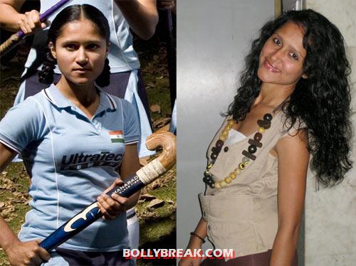 Sandia Furtado in Chak De! India, and now - (3) - Chak De girls are - Then & Now