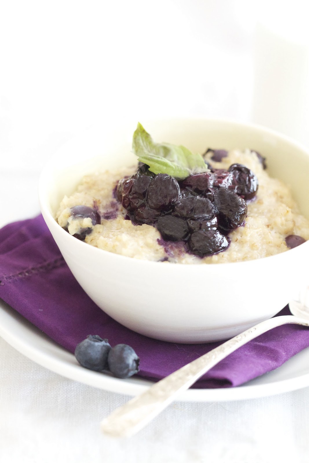 Epicurean Mom Baked Blueberry Oatmeal