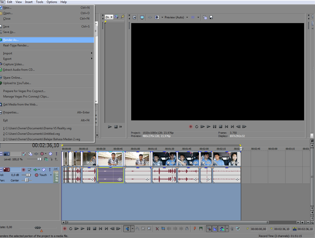 Tutorial Edit Video Dengan Sony Vegas Pro | creative is my life tutorial cara merender video dengan Tutorial Edit Video Dengan Sony Vegas Pro | creative is my life tutorial cara merender video dengan