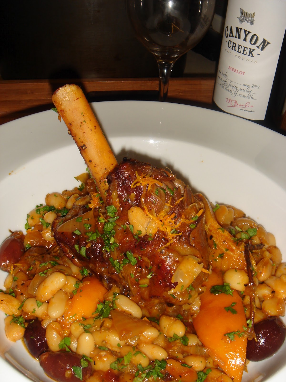 FEAST to the world Heart Warming Delight Braised Lamb Shanks with Orange, Olives and