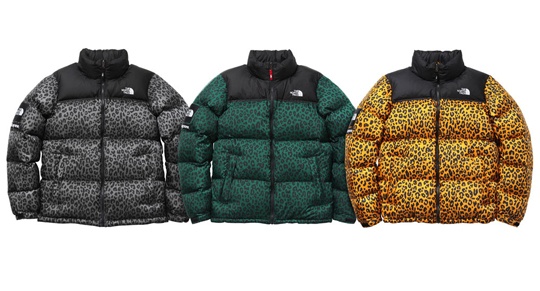 the north face supreme leopard jacket