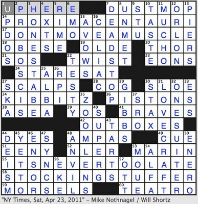  Crossword Puzzles on Lovecraft And Cthulhu Make The New York Times Crossword Puzzle