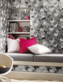 Bedroom Wall Designs for Teenage Girls