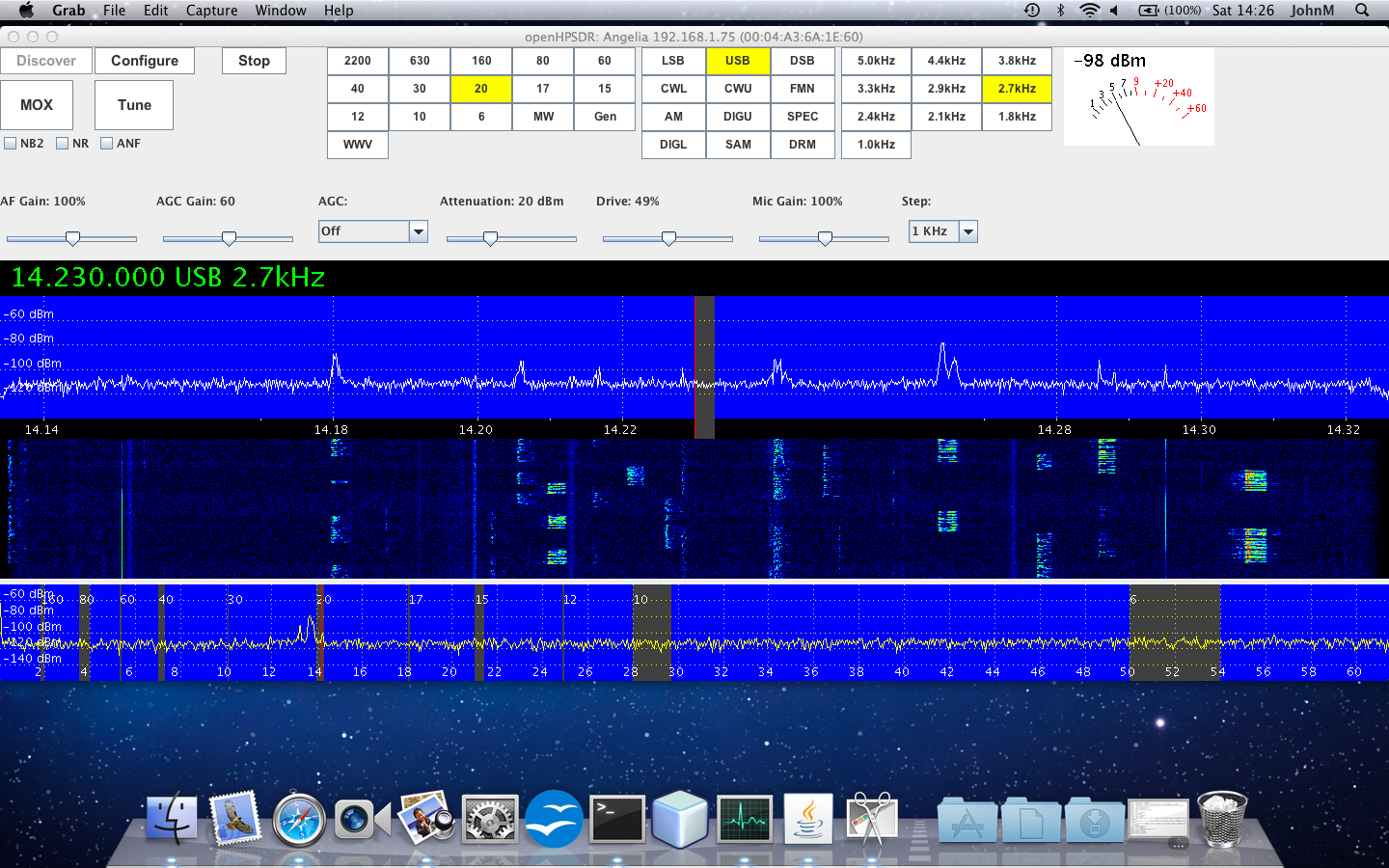 Java desktop application based on Android Java code | G0ORX Mac OS X
