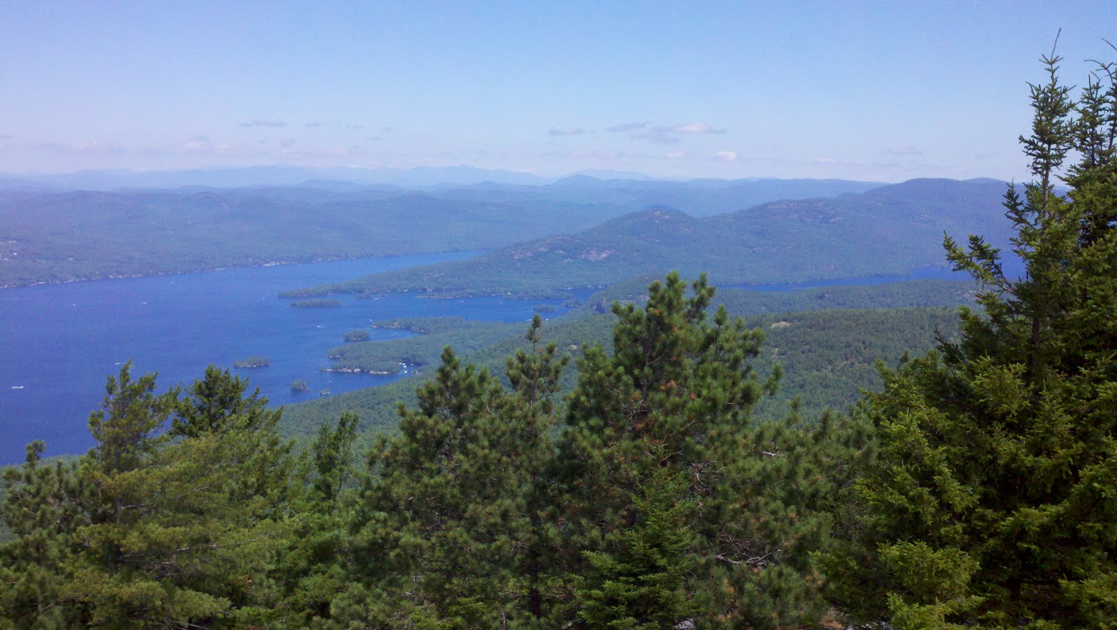 Off on Adventure Buck Mountain Lake NY 7/24/2011