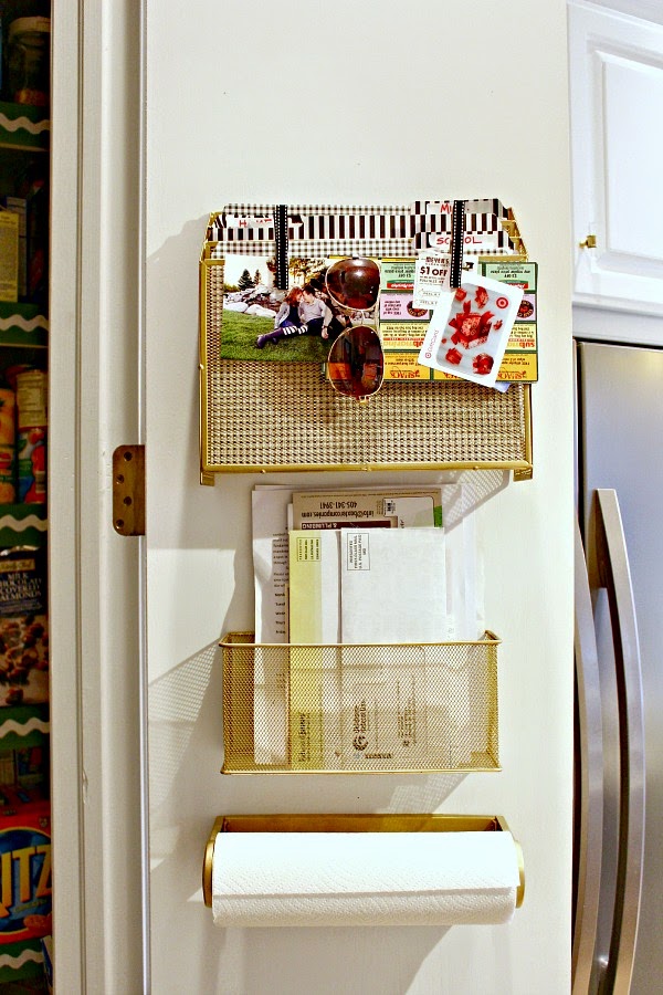 PANTRY DOOR ORGANIZATION MINI COMMAND CENTER Dimples and Tangles