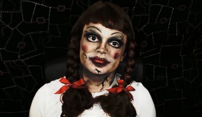 halloween doll by make up for evers halloween look 2013 annabelle