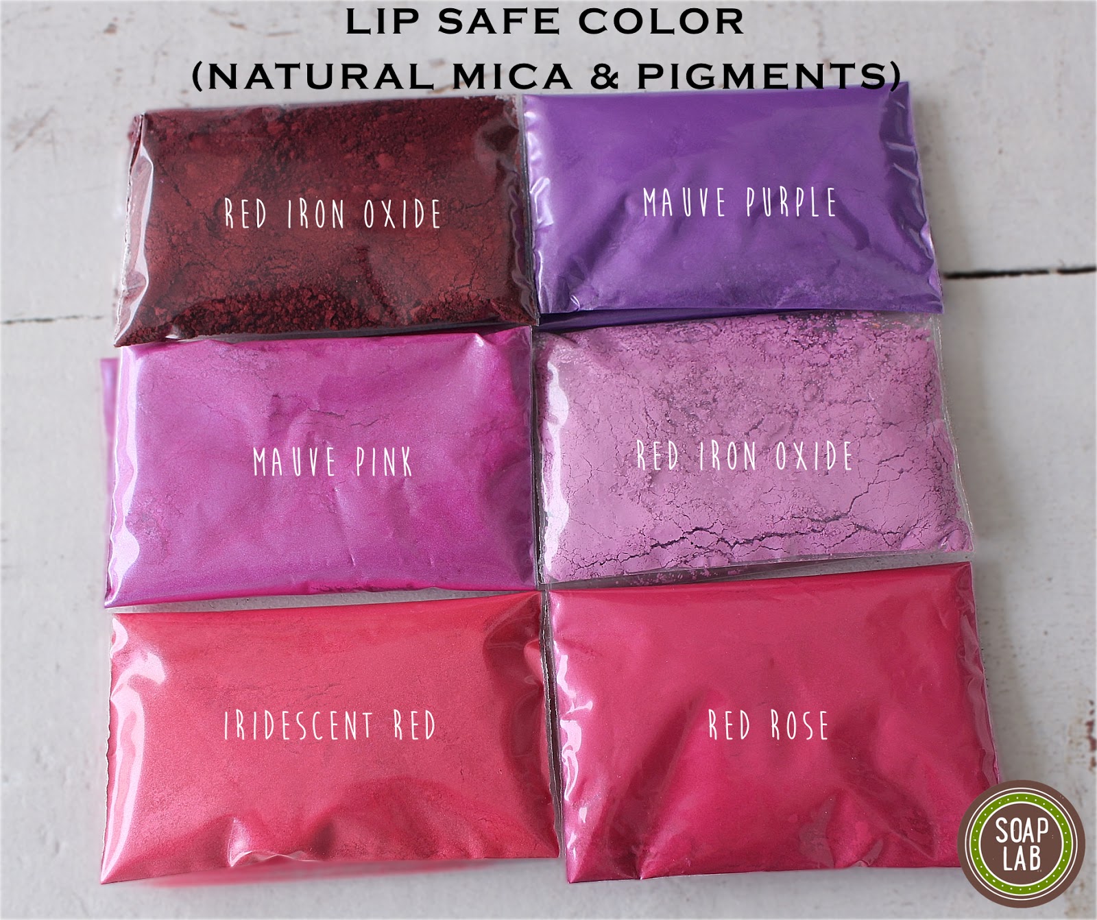 SoapLab Malaysia Lip Safe Colour (Natural Pigments and Mica) Malaysia